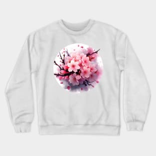 Beautiful Cherry Blossom Flowers Crewneck Sweatshirt